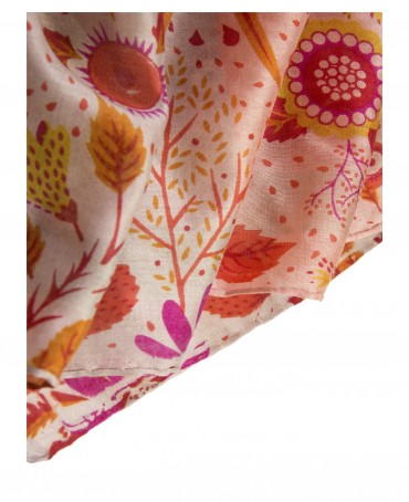 Палантин Женский SN40-FLEUR.DE.FEE/CORAIL